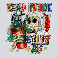 Dead Inside But Jolly As Fuck Zipper Hoodie | Teevron