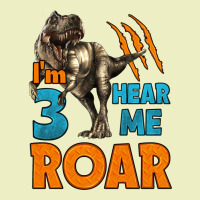 I'm Three Hear Me Roar Dinosaur Birthday Urban Hoodie | Teevron