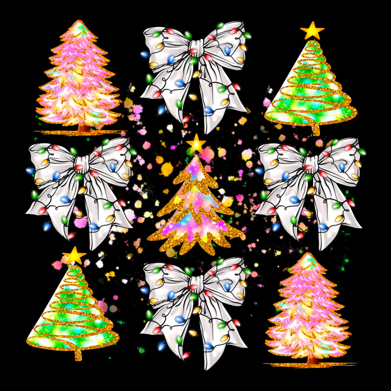 Christmas Trees And Bow Heavy Core Tee by CowhideDigitalArt | Teevron