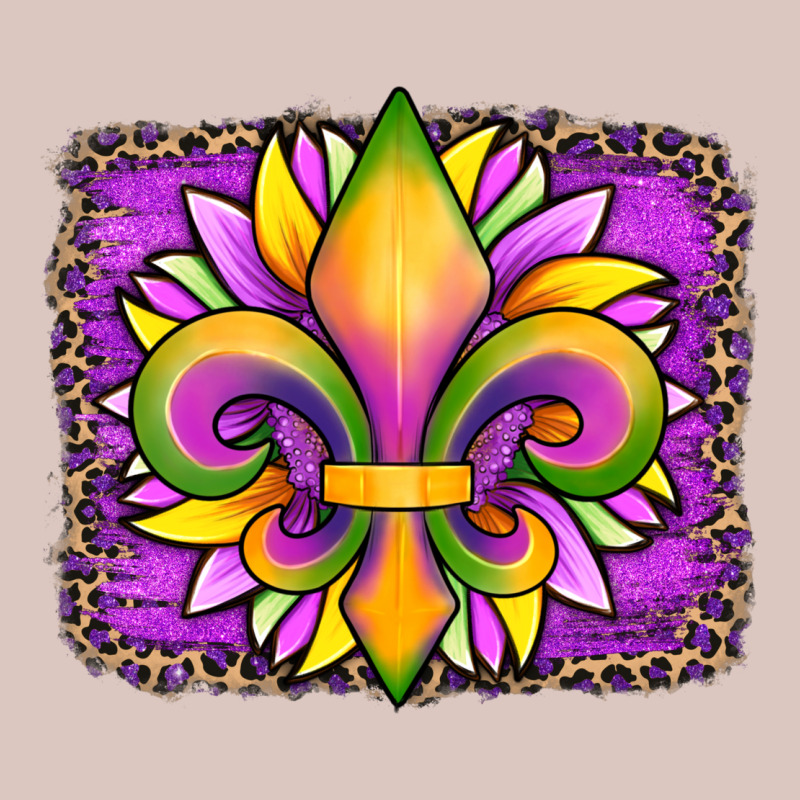 Mardi Gras Fleur De Lis Sunflower Leopard Premium Hoodie by Artiststas | Teevron
