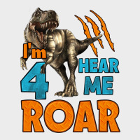 I'm Four Hear Me Roar Dinosaur Birthday Urban Hoodie | Teevron