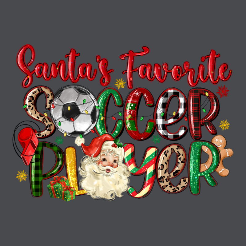Santas Favorite Soccer Player Zipper Hoodie by MaliasSmallBusiness | Teevron