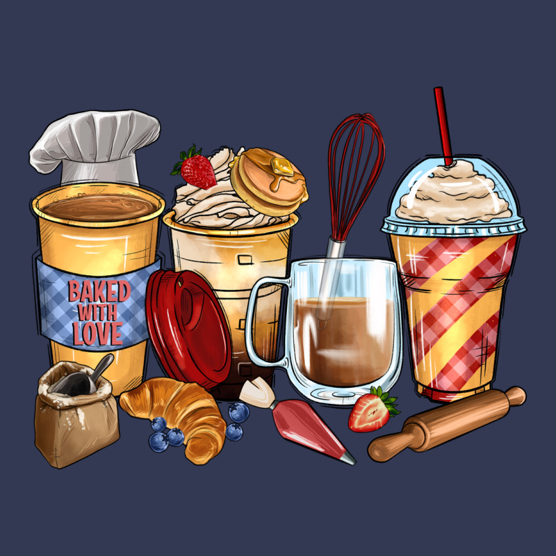 Bakery Coffee Cups Heavyweight Hoodie by Zillion Design Studio | Teevron