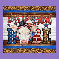 Western Star Spangled Baby Cow Urban Hoodie | Teevron