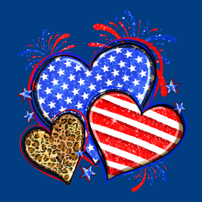 American Flag Leopard Hearts Premium Sweatshirt by Neo Western | Teevron