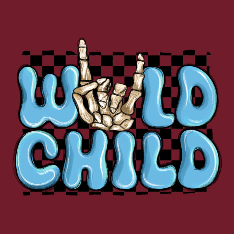 Wild Child Blue Skeleton Zipper Hoodie by MaliasSmallBusiness | Teevron