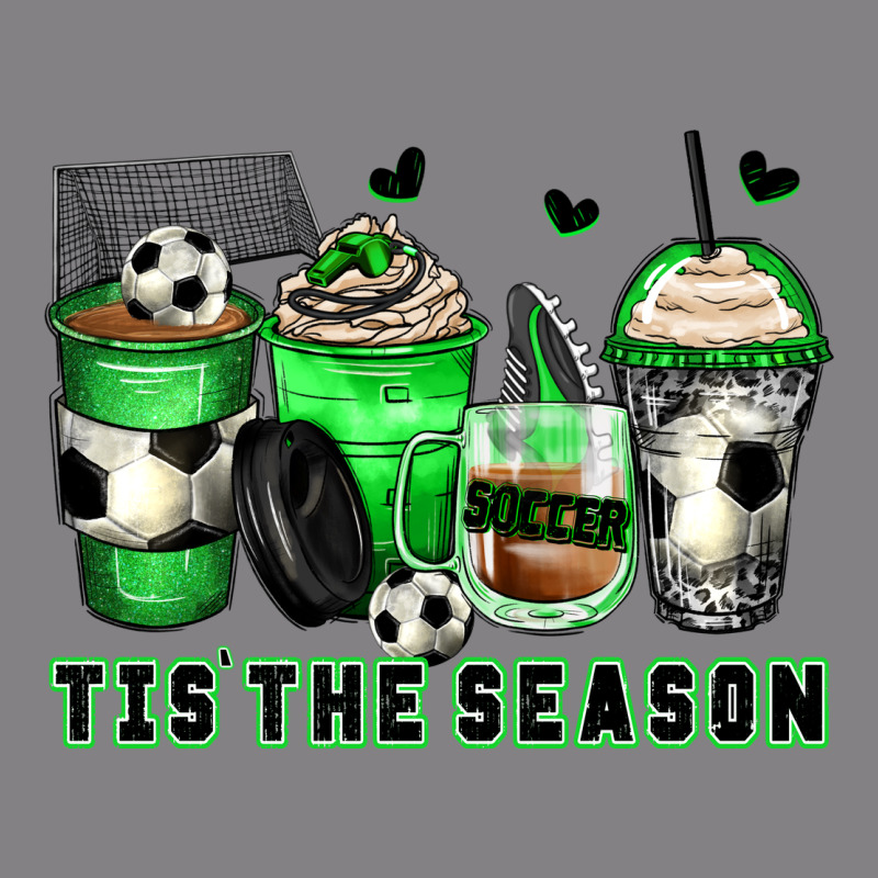 Tis' The Season Soccer Coffee Cups Heavyweight Hoodie by Zillion Design Studio | Teevron