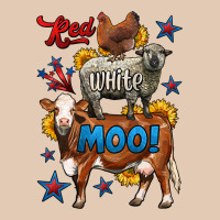 Red White Moo Farm Animals 4th Of July Urban Hoodie | Teevron