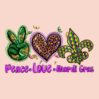 Peace Love Mardi Gras Urban Hoodie | Teevron