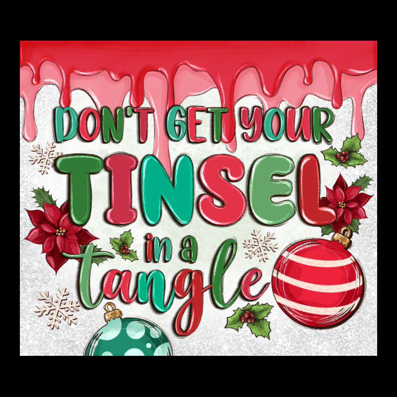 Don't Get Your Tinsel In A Tangle Zipper Hoodie by MaliasSmallBusiness | Teevron