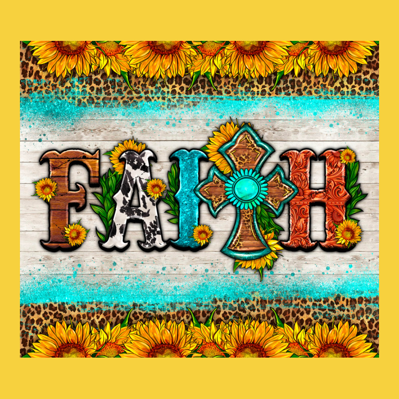 Faith Cross And Sunflower Tumbler Premium Sweatshirt by HRA Design Shop | Teevron