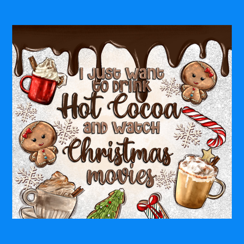I Just Want To Drink Hot Cocoa Zipper Hoodie by MaliasSmallBusiness | Teevron