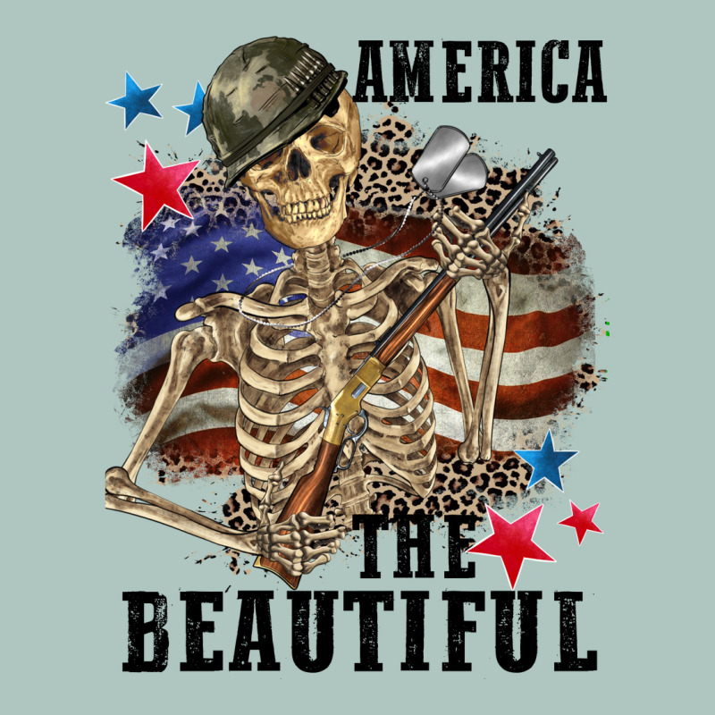 America The Beautiful 4th Of July Premium Sweatshirt by CowGirlArtShop | Teevron
