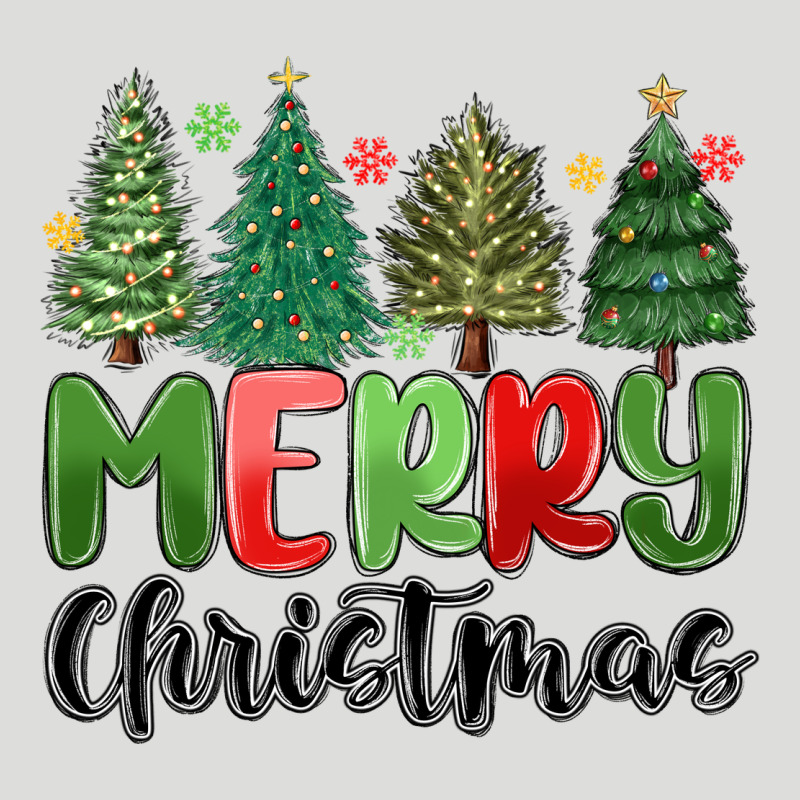 Merry Christmas Trees Zipper Hoodie by MaliasSmallBusiness | Teevron