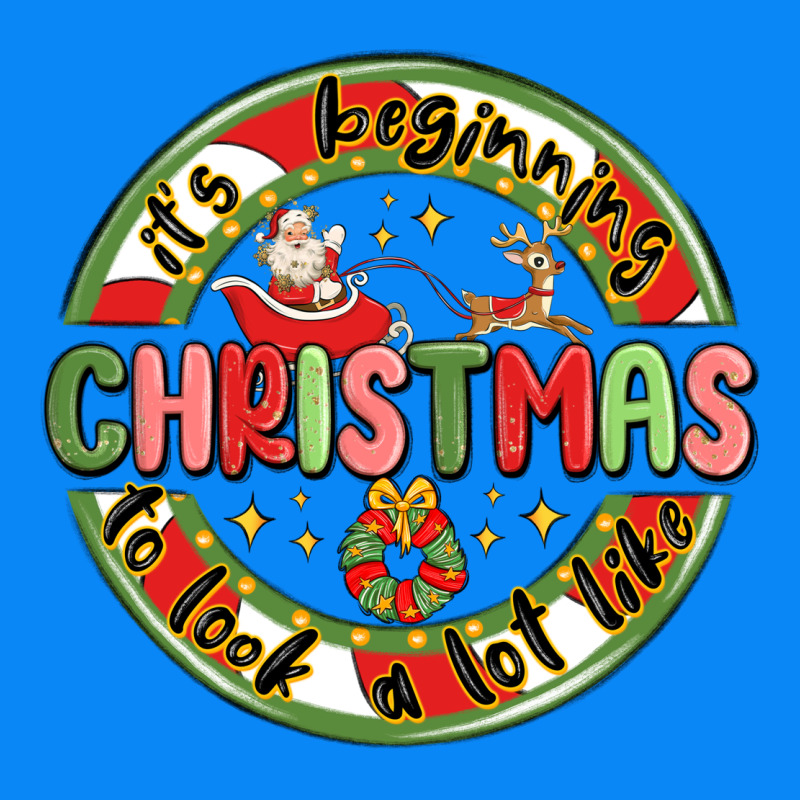 It's Beginning To Look A Lot Like Christmas Zipper Hoodie by MaliasSmallBusiness | Teevron