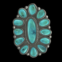 Turquoise Gemstone Jewelry Urban Hoodie | Teevron