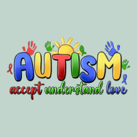 Autism Accept Understand Love Zipper Hoodie | Teevron