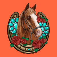 Western Horseshoe Horse Roses Gemstone Premium Hoodie | Teevron