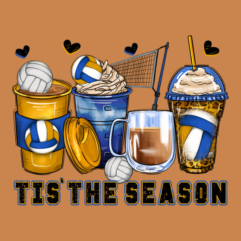 Tis' The Season Volleyball Coffee Cups Heavyweight Hoodie by Zillion Design Studio | Teevron