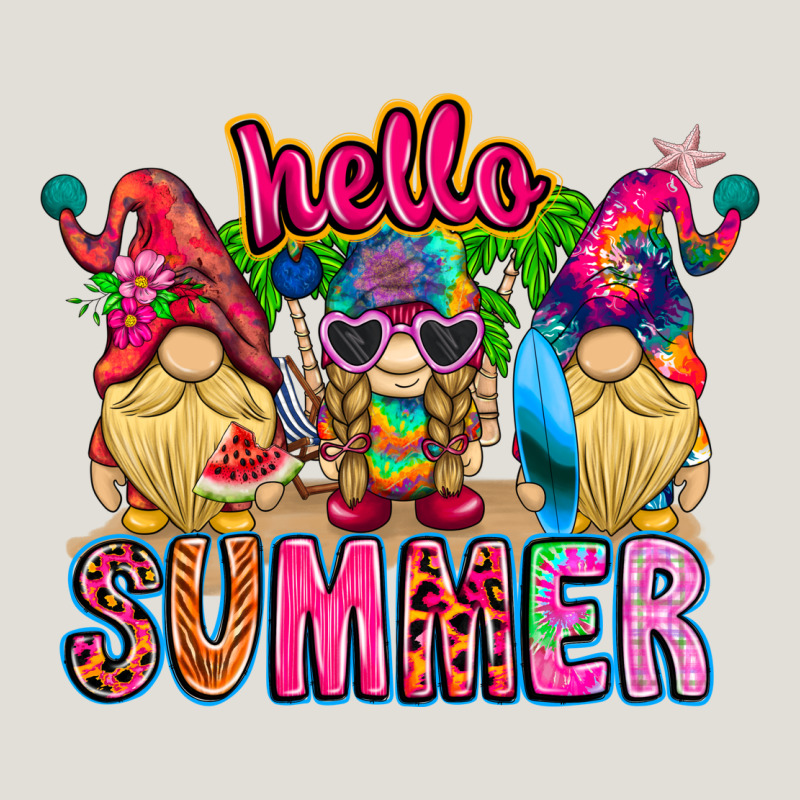 Hello Summer Gnome Heavy Core Tee by CowhideDigitalArt | Teevron