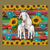 Goats Mom And Baby Sunflowers Gemstones Serape Leopard Glitter Wooden Premium Hoodie | Teevron