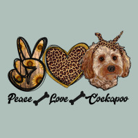 Peace Love Cockapoo Heavyweight Hoodie | Teevron