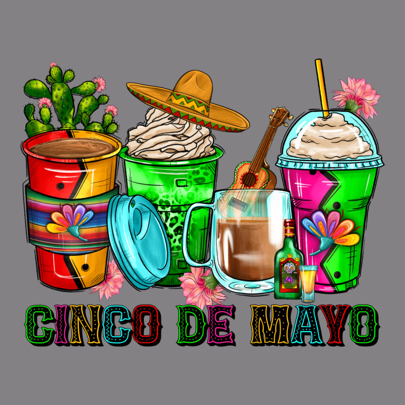 Cinco De Mayo Coffee Cups Heavyweight Hoodie by Zillion Design Studio | Teevron