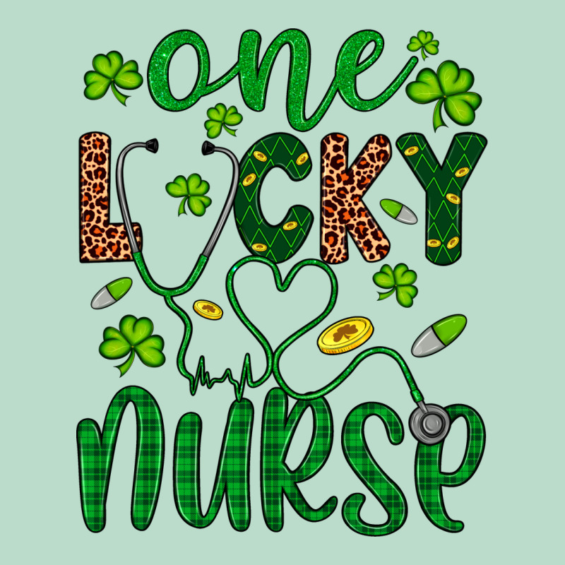 Leopard Glitter One Lucky Nurse Premium Hoodie by Artiststas | Teevron