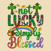 Western St. Patrick's Day Cross Not Lucky Simply Blessed Premium Hoodie | Teevron