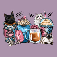 Cat Coffee Cups Heavyweight Hoodie | Teevron