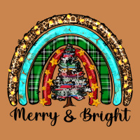 Merry And Bright Rainbow Christmas Heavyweight Hoodie | Teevron