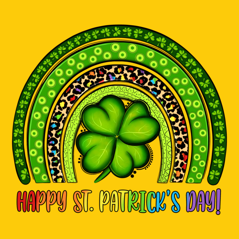 Happy St. Patrick's Day Shamrock Rainbow Premium Hoodie by Artiststas | Teevron