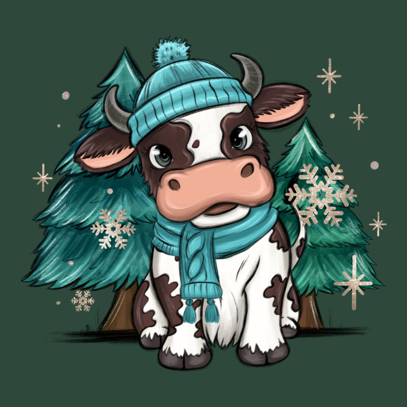 Winter I'm Udderly Freezing Baby Cow Zipper Hoodie by MaliasSmallBusiness | Teevron