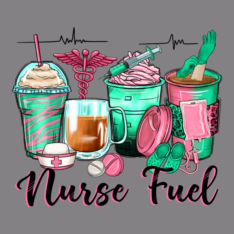 Nurse Fuel Coffee Cups Heavyweight Hoodie by Zillion Design Studio | Teevron