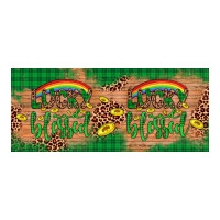 St. Patrick's Day Western  Lucky And Blessed Premium Hoodie | Teevron
