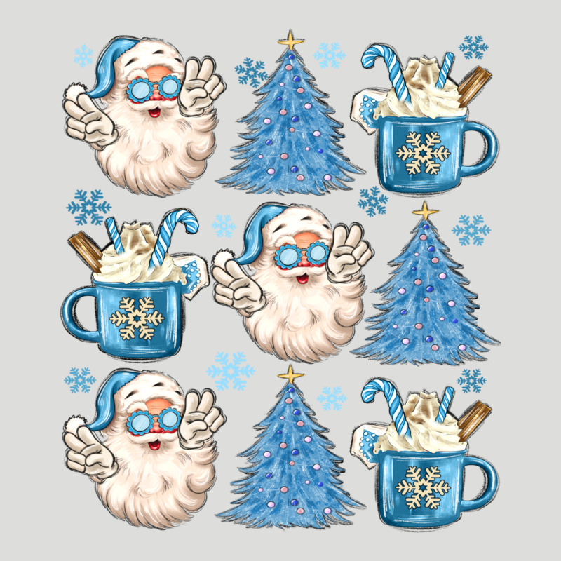 Santa Claus Doodles Christmas Zipper Hoodie by MaliasSmallBusiness | Teevron
