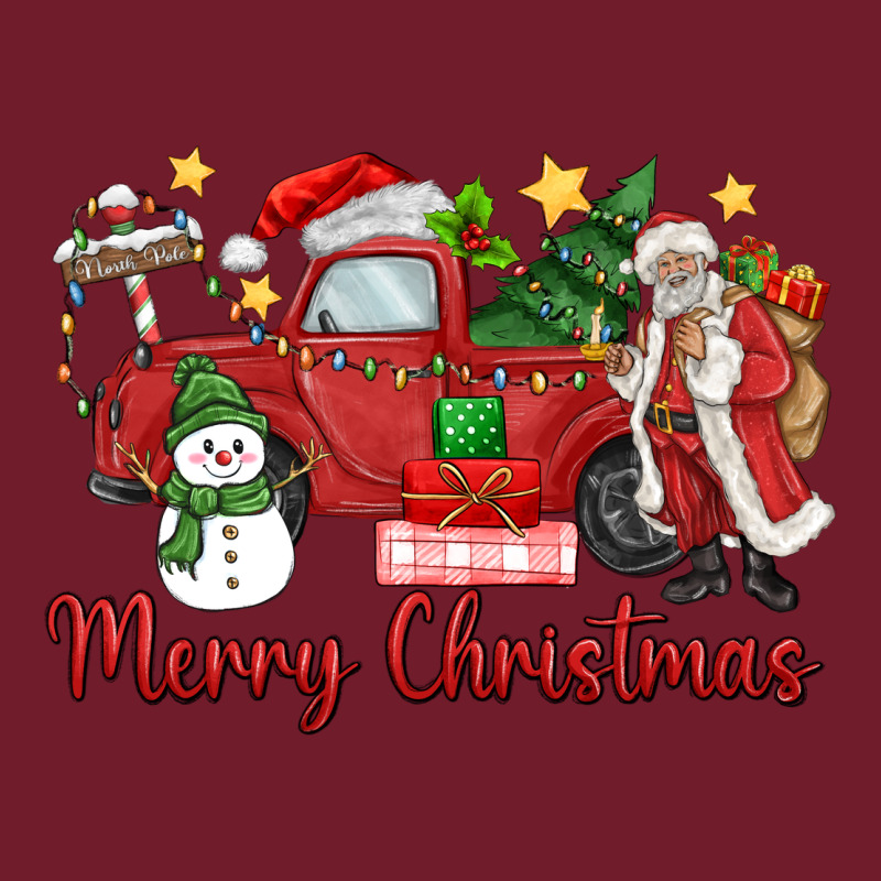Merry Christmas Truck Zipper Hoodie by MaliasSmallBusiness | Teevron