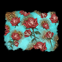 Red Roses With Leopard Background Urban Hoodie | Teevron