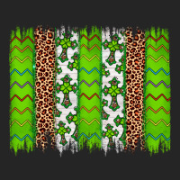 Western St. Patrick's Shamrock Cross Leopard Brushstroke Premium Hoodie | Teevron
