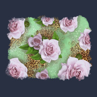 Pink Roses With Leopard Background Urban Hoodie | Teevron