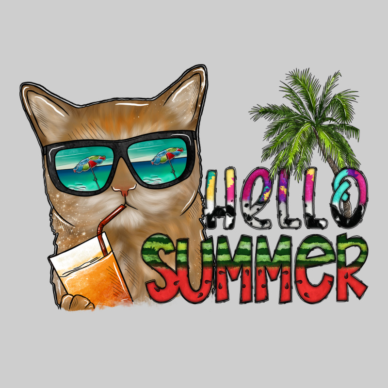 Hello Summer Premium Sweatshirt by SublimationCraftShop | Teevron