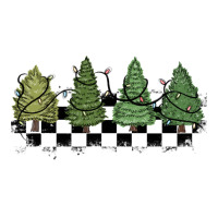 christmas checkered trees | Teevron