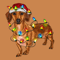 Dachshund With Christmas Lights Heavyweight Hoodie | Teevron