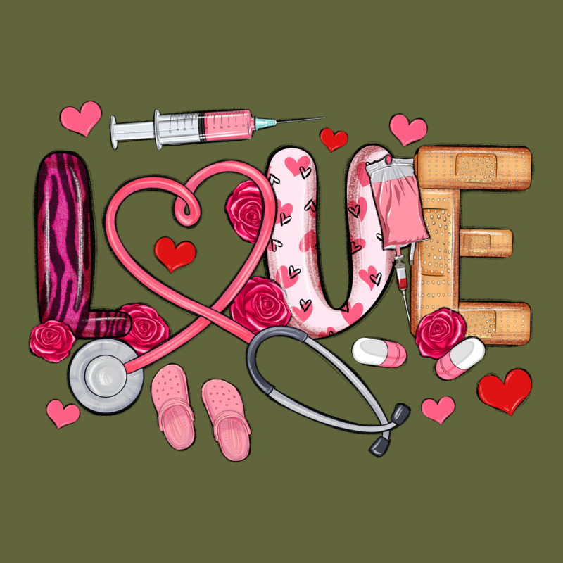 Love Nurse Valentines Day Classic Tee by MaliasSmallBusiness | Teevron