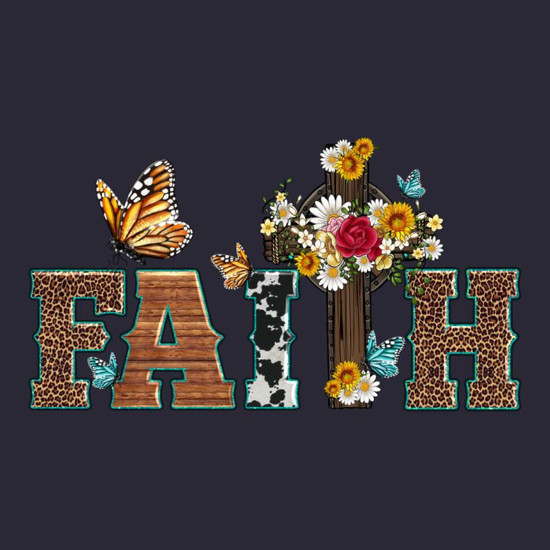 Faith Cross And Butterfly With Sunflower Leopard And Roses Vintage Tee by Artiststas | Teevron