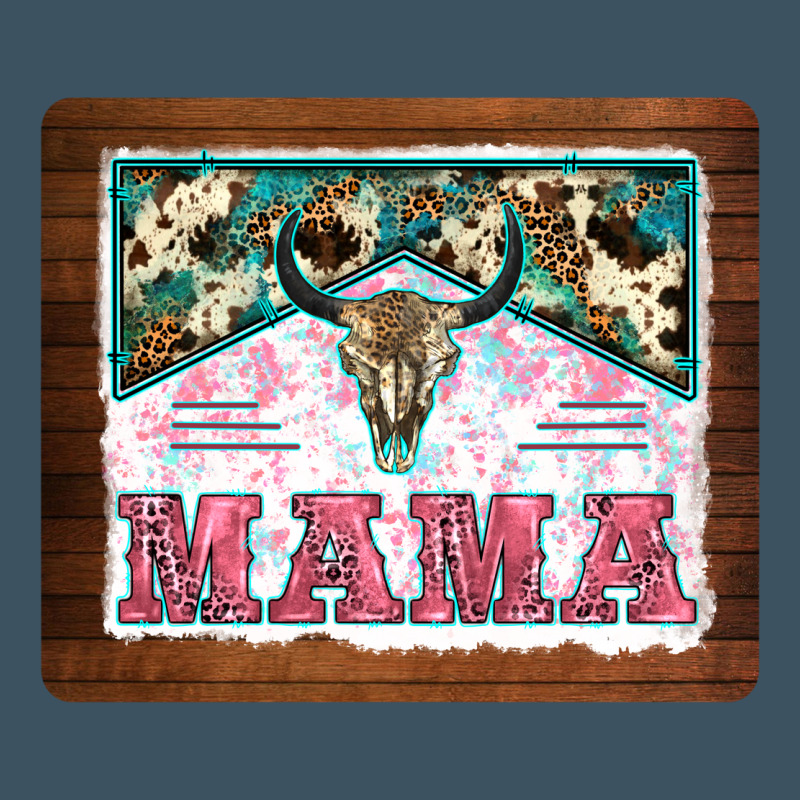 Western Bull Skull Mama Mousepad Urban Hoodie by BarkalooDesign | Teevron