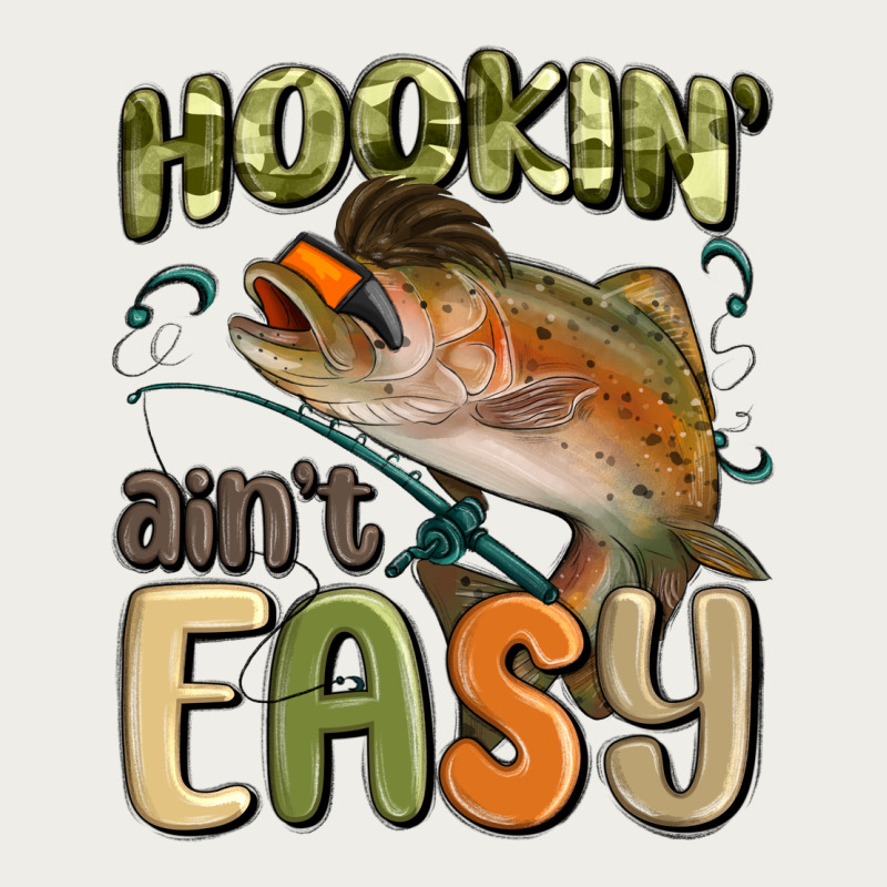 Hookin' Ain't Easy Zipper Hoodie by MaliasSmallBusiness | Teevron