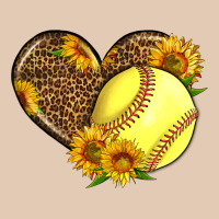 Softball Heart With Sunflowers Urban Hoodie | Teevron