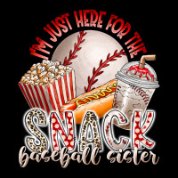I Am Just Here For The Snack Baseball Sister Premium Tee | Teevron