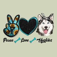 Peace Love Huskies Heavyweight Hoodie | Teevron